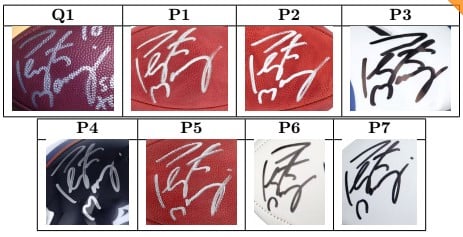Peyton Manning Autograph Authentication