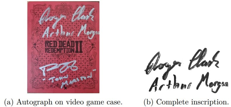 Roger Clark signed Video game