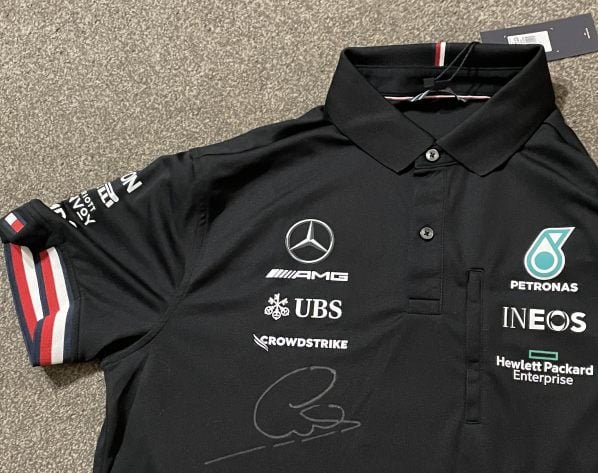 Lewis Hamilton signed shirt